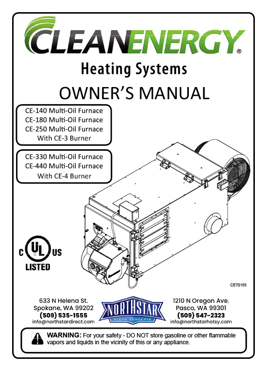 Clean Energy Furnace Manual