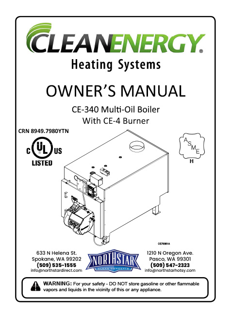 Clean Energy Boiler Manual