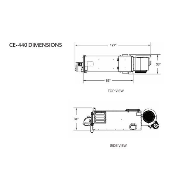 Clean Energy CE-330 Dimensions Diagram