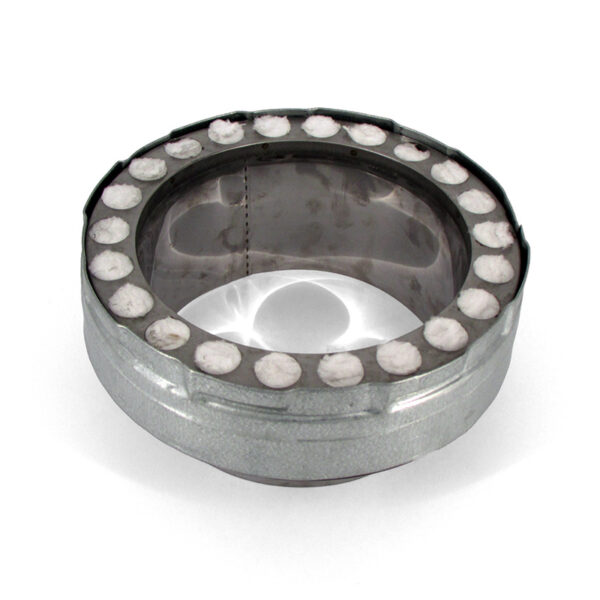 Non-Crimped Double Wall Adapter - Bottom View