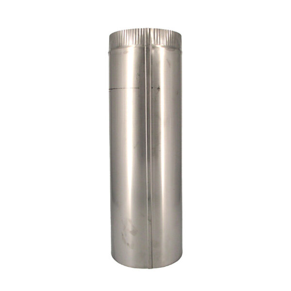 8 in. Diameter, 24 Gauge Stainless Steel Vent Pipe