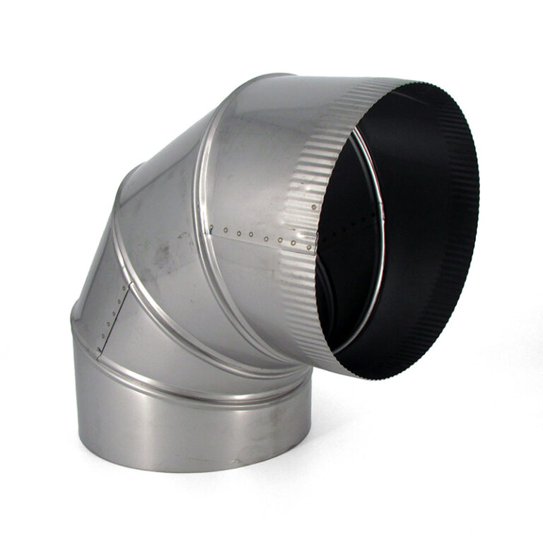 8 inch 24 Gauge Stainless Steel Vent Elbow