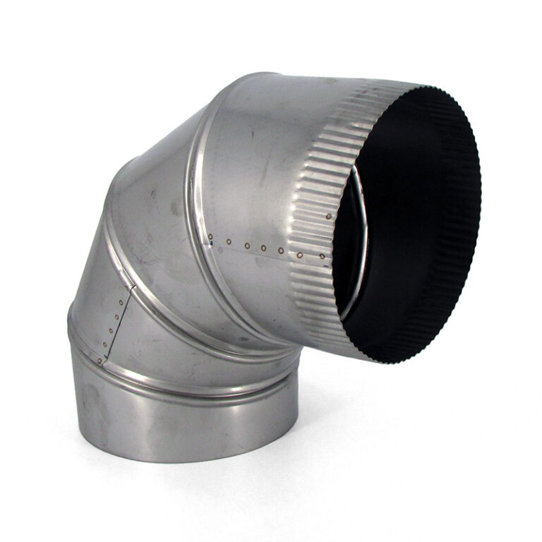 6 inch 24 Gauge Stainless Steel Vent Elbow